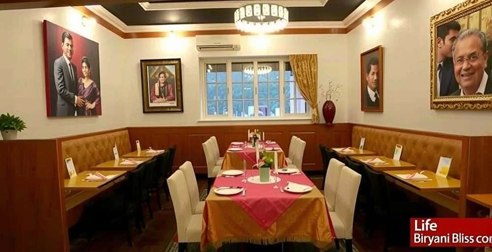 Regional Restaurant Decor in Biryani Bliss Biryani Bliss Regional Restaurant Decor - Lucknowi, Hyderabadi, and Kolkata Themes